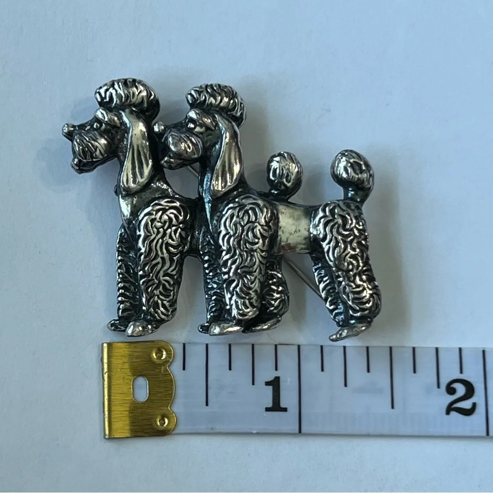 Vintage Poodle Pin - Picture 3 of 5